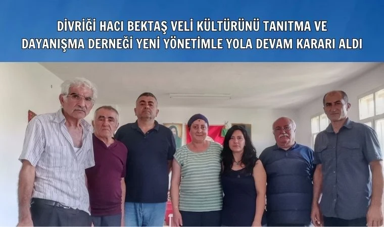 Divriği Hacı Bektaş Veli Cemevi genel kurul yaptı