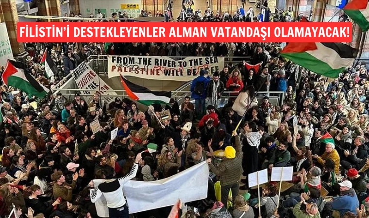 Filistin destekçileri Alman vatandaşı olamayacak