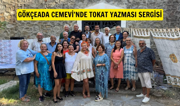 Gökçeada Cemevi’nde Tokat yazması sergisi