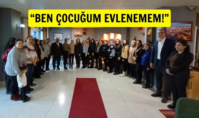 Horasan Erenlerinden anlamlı etkinlik: Ben Çocuğum Evlenemem!