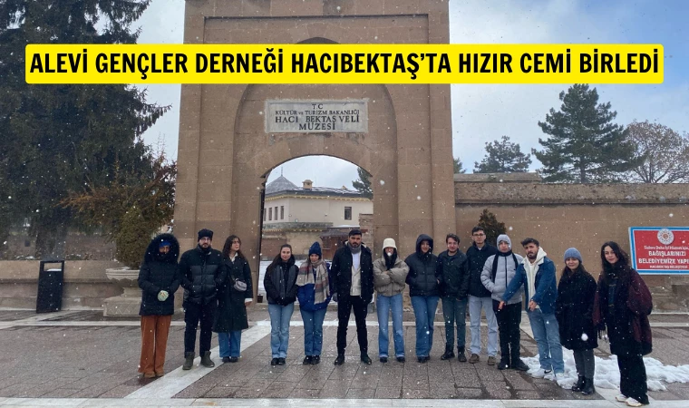 Alevi gençlerden Hacıbektaş'ta Hızır cemi