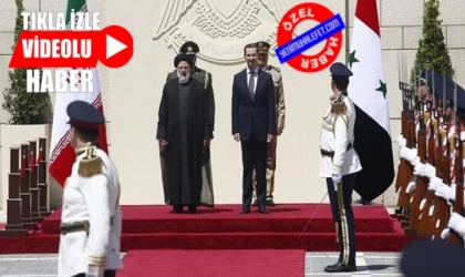İran Cumhurbaşkanı Reisi Suriye'nin başkenti Şam'da