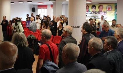 DAD İstanbul kongresinde terörist resimleri asıldı