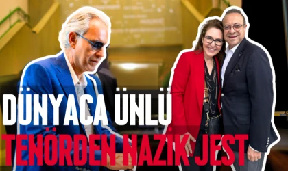 Egemen ve Beyhan Bağış'a Bocelli Vakfından jest