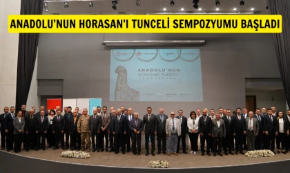 Anadolu’nun Horasan’ı Tunceli Sempozyumu başladı