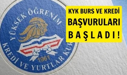 KYK burs ve kredi başvuruları başladı