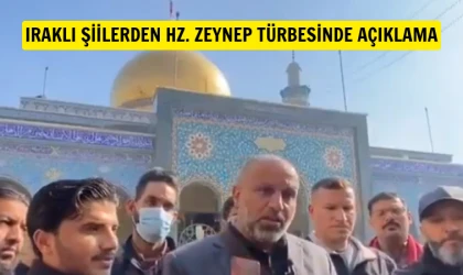 Iraklı Şiiler Şam'da Hz. Zeynep türbesini ziyaret etti