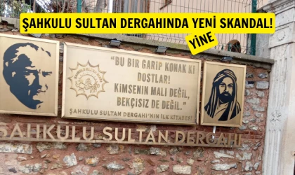 Şahkulu Sultan dergahında sergilenen resimler çöpe atıldı!